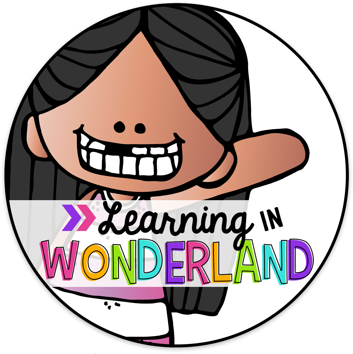 Follow By Email - Learning In Wonderland Template (1200x1200), Png Download