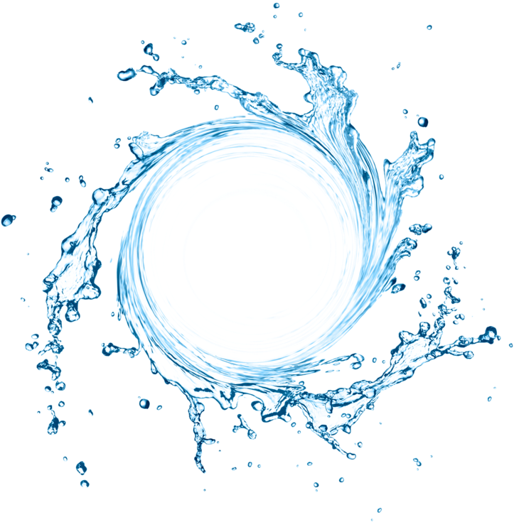 Water Splash - Blue Swirling Water Splash (800x800), Png Download