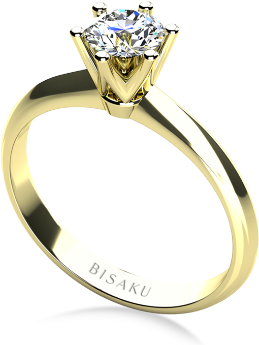 A Spectacular Engagement Ring With Six Beautifully - Engagement Ring (800x800), Png Download