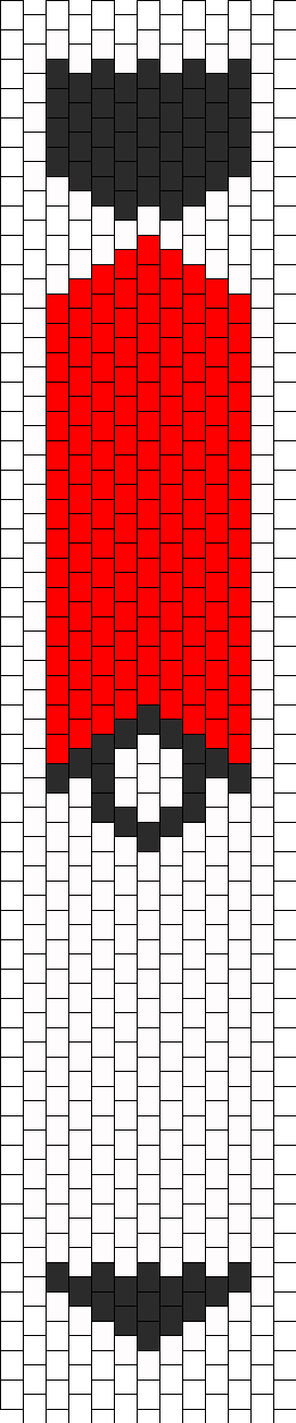 Pokeball Tie - Bead (273x1309), Png Download