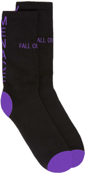 Young And Menace Socks - Fall Out Boy Mania Socks (600x600), Png Download
