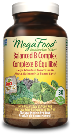 Megafood Balanced B Complex 30tabs - Megafood For Women Over 40 (366x550), Png Download