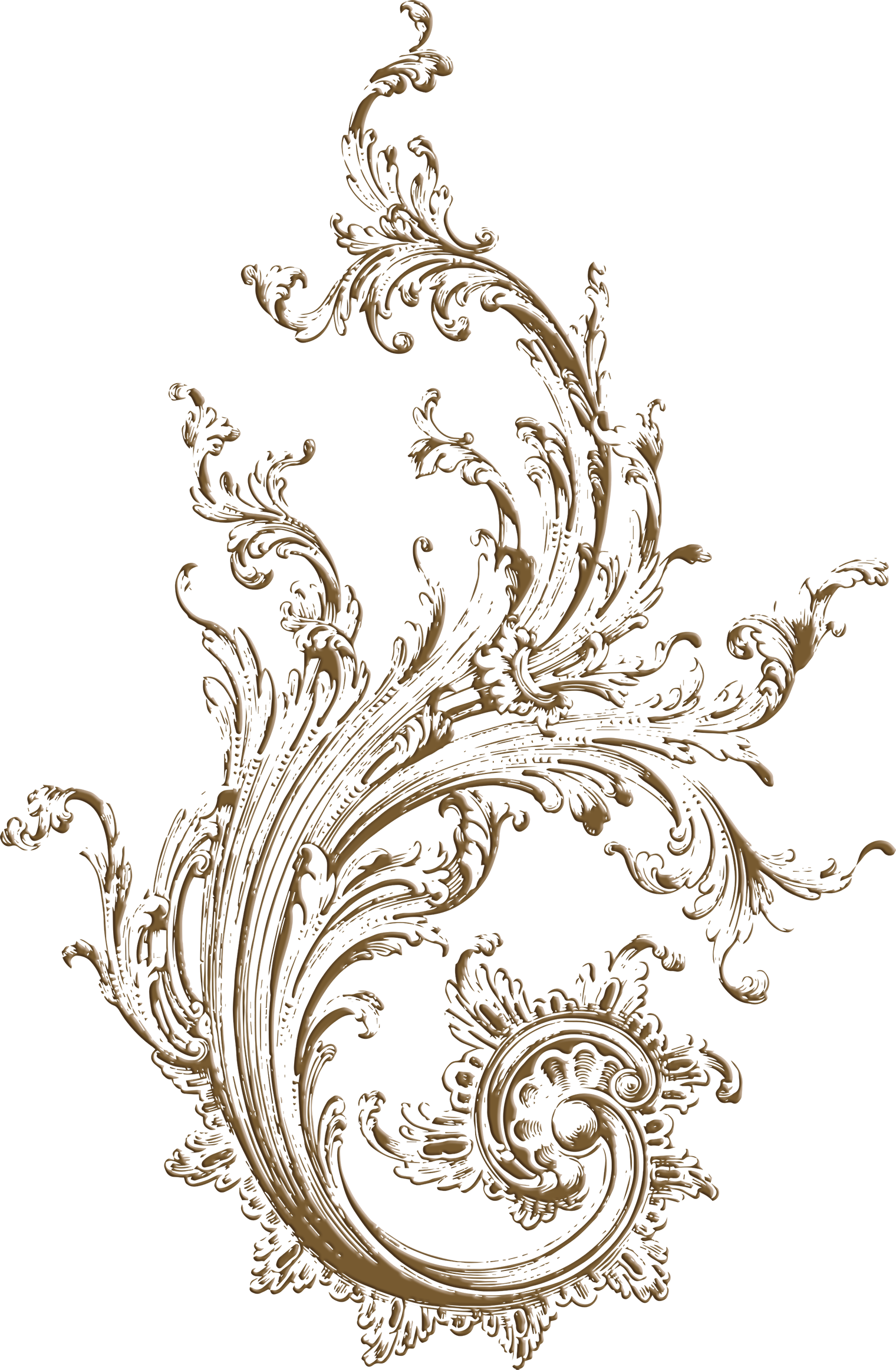 Engraving Tattoo Baroque Filigree Sleeve Png File Hd - Filigree Tattoo (1520x2324), Png Download