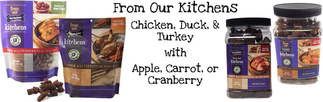 Three Dog Bakery Las Vegas - Three Dog Bakery Meaty Treats - Chicken With Carrots (1100x350), Png Download