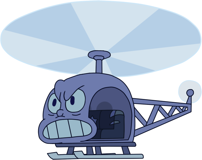 Amethyst's Gender Could Be An Apache Helicopter - Amethyst Reformed Season 3 (697x551), Png Download