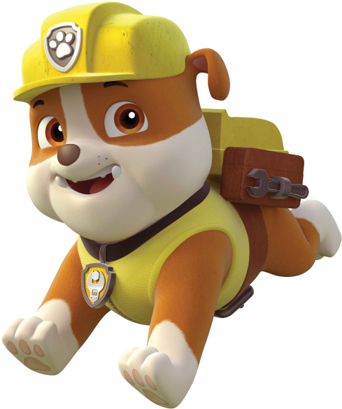 Paw Patrol Personajes - Printable Paw Patrol Rubble (600x600), Png Download