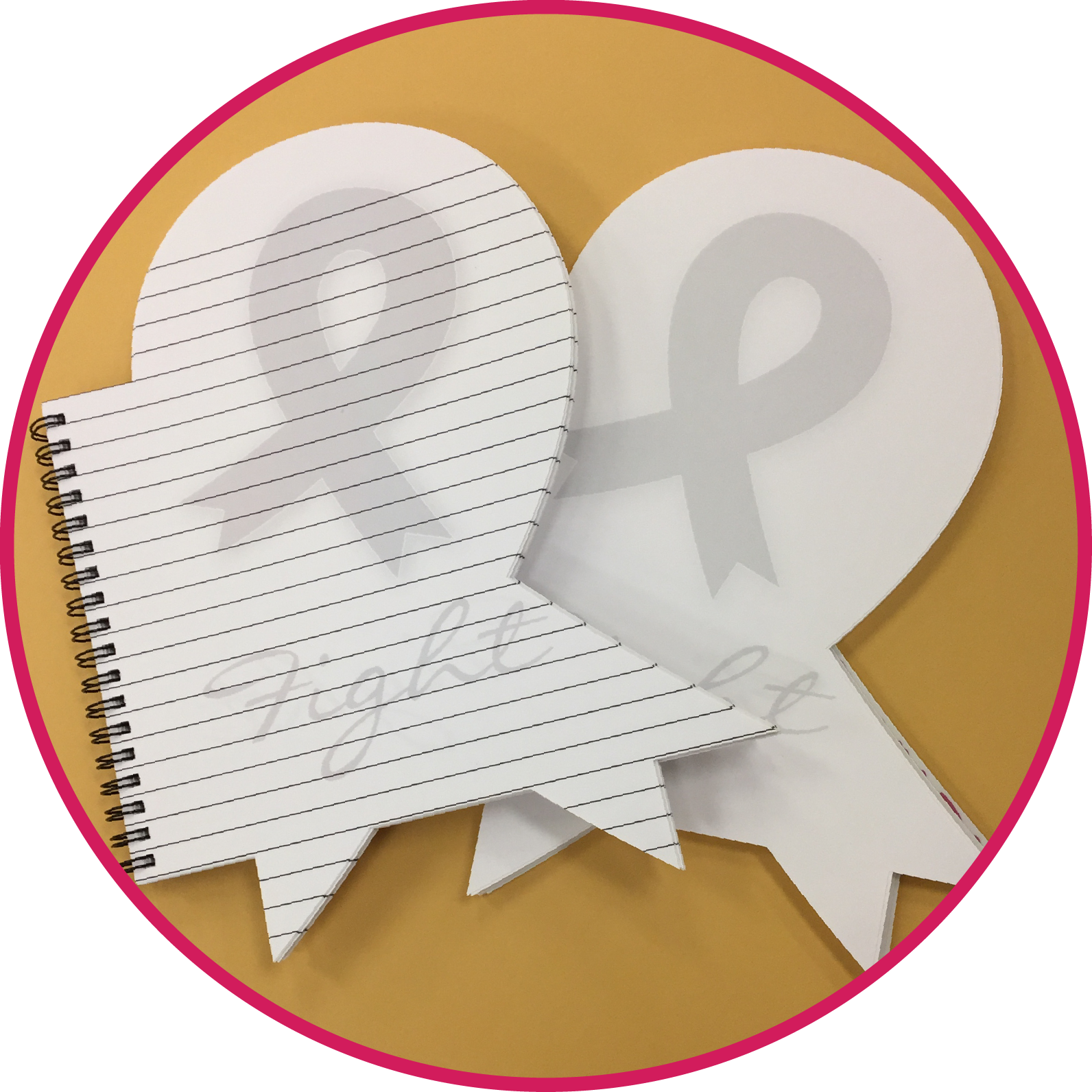 Ribbon Shaped Lined And Sketch Paper - Paper (1592x1592), Png Download