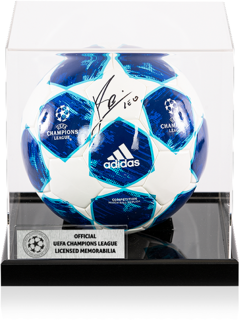 Lionel Messi Official Uefa Champions League Signed - Uefa Champions League (650x665), Png Download