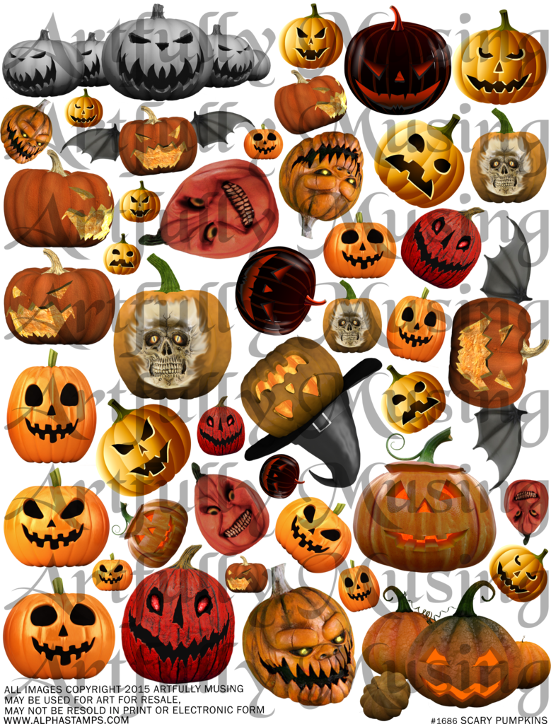 Architecture Facades & Interiors - Scary Pumpkins (779x1024), Png Download