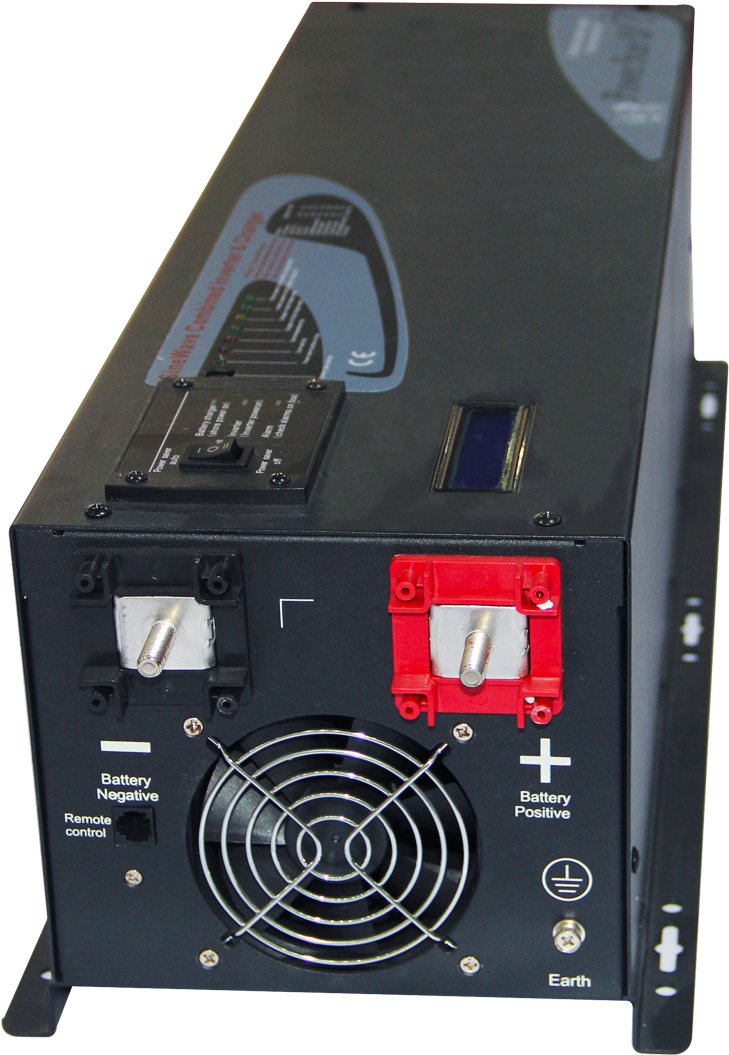 Pure Sine Wave Power Inverter With Charger - Sine Wave (1728x1152), Png Download