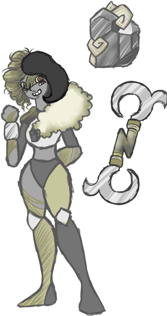 Trainer Cord My First Gemsona Acanthite She Is A Rogue - Acanthite Gemsona (720x1280), Png Download