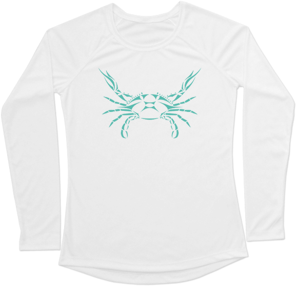Blue Crab Performance Build A Shirt (650x582), Png Download
