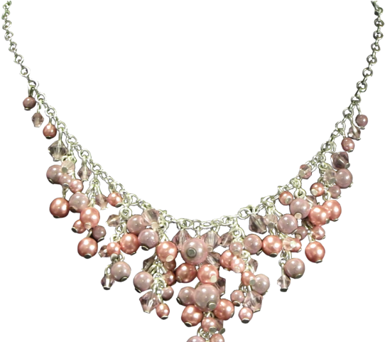 Necklace Clipart Transparent Background - Pearl Necklace Png (640x480), Png Download