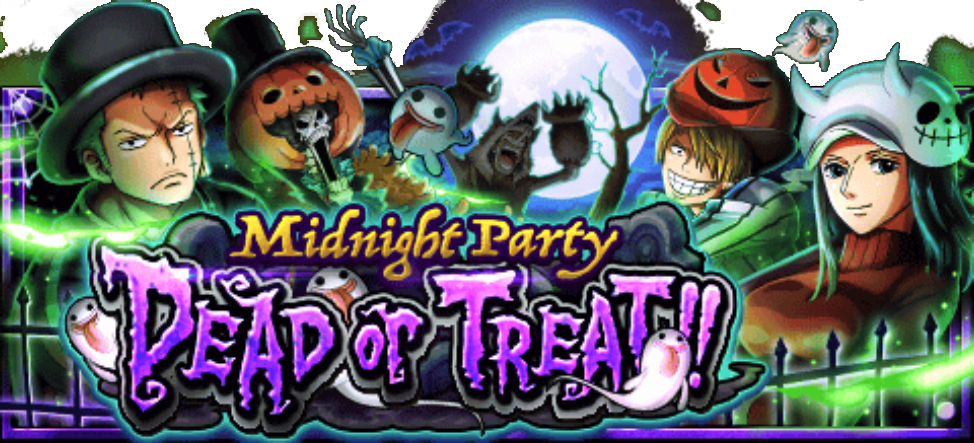 Dead Or Treat ~midnight Party~ Banner - One Piece Treasure Cruise (974x443), Png Download