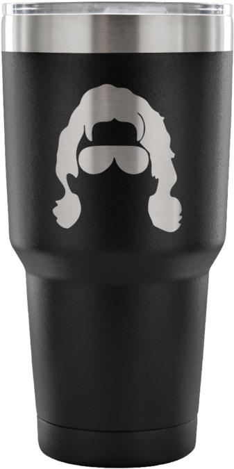 Ric Flair Silhouette 30oz Tumbler (690x690), Png Download