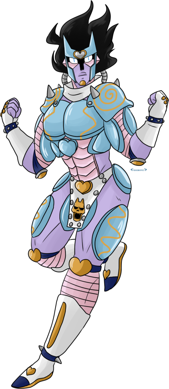 Crazy - Killer Queen Vs Crazy Diamond (590x1355), Png Download