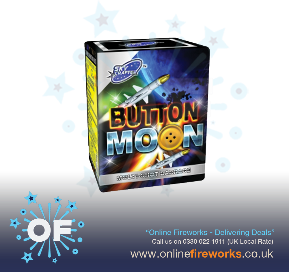 Button Moon - Standard Fireworks Selection Box 2018 (1000x1000), Png Download