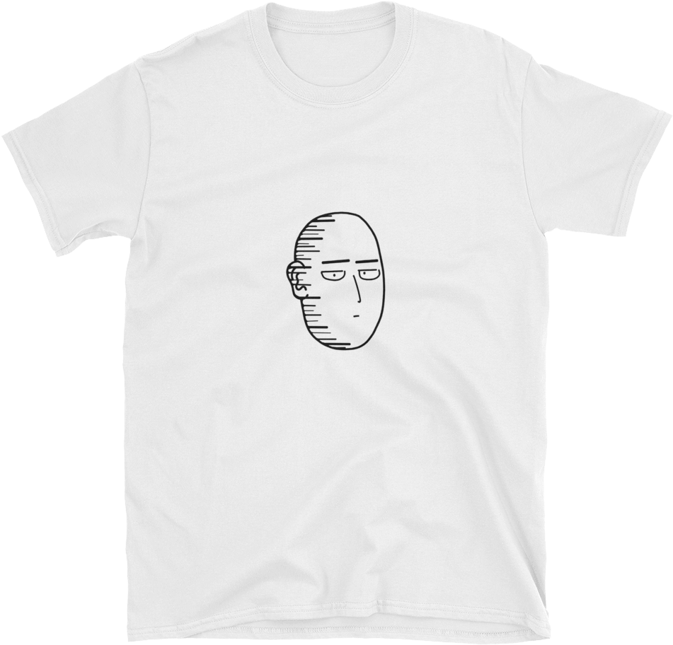Saitama Face Shirt - A Series Of Unfortunate Events (1000x1000), Png Download
