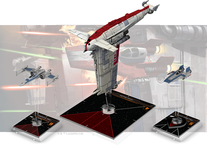 Heroes Of D'qar - Star Wars: X-wing Miniatures Game (700x491), Png Download