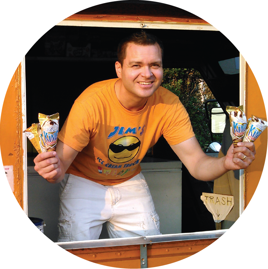 Ice Cream Trucks For Parties - Ice Cream Van (864x865), Png Download