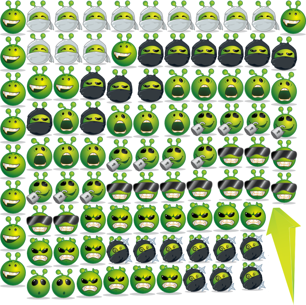 App Tyrant - App Sprite Sheet (1024x1024), Png Download