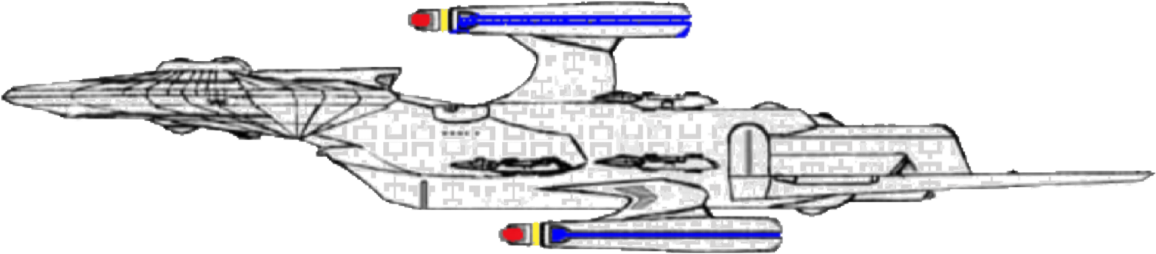 Star Trek, Starship Enterprise - Helepolis (2440x920), Png Download