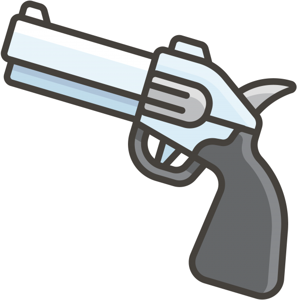 Pistol Emoji - Pistol (866x650), Png Download