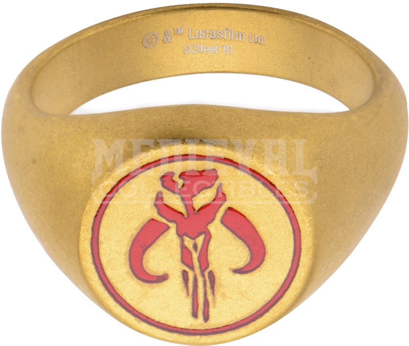 Star Wars Ring Bronce Mandalorian Size 15 (850x850), Png Download