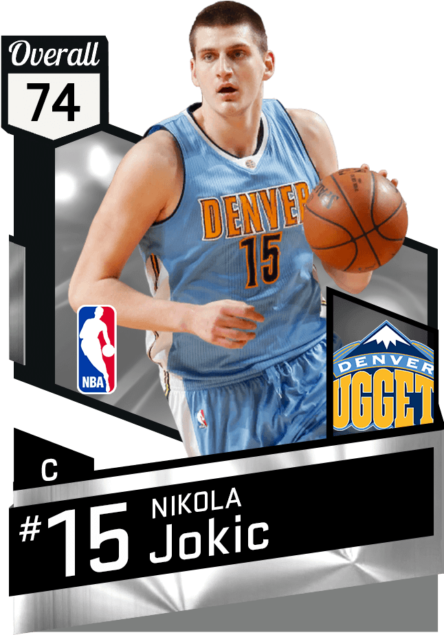 Nikola Jokic - Nba 2k17 Chris Mullin (651x941), Png Download