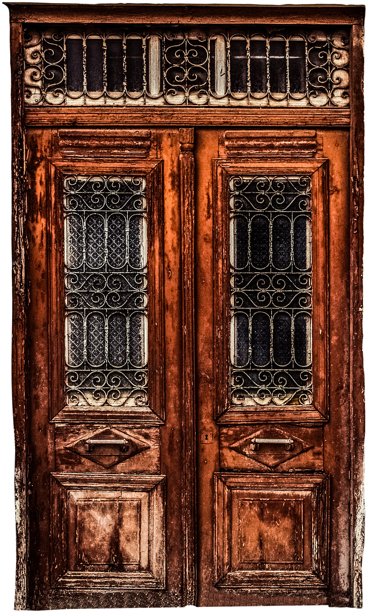 House Entrance Wood Input Admiration - Old Wooden Door Png (794x1280), Png Download