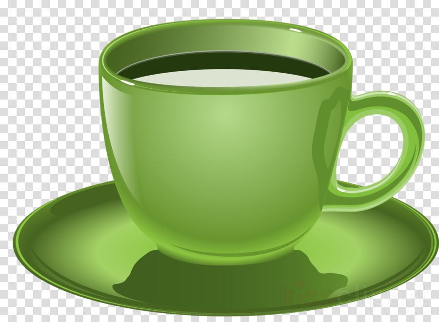 Green Coffee Cup Png Clipart Coffee Tea Cafe - Clipart Santa Claus Hat (900x660), Png Download