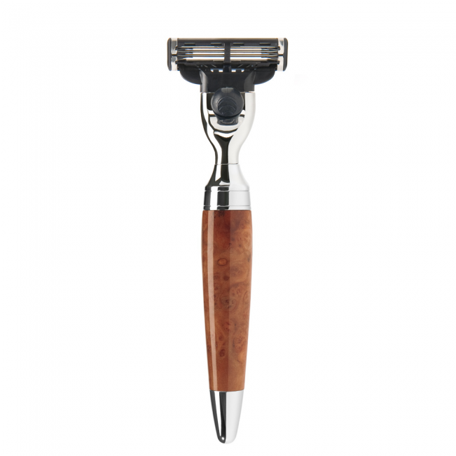 Muehle Stylo Rasierer Gillette Mach3 Thujamaserholz - Muhle R71m3 Mühle Stylo, Thuja Wood Mach3 Razor (800x800), Png Download