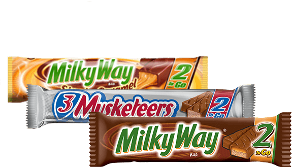 Milky Way Candy Png - 3 Musketeers Candy Bars - 36 Pack, 1.92 Oz Each (720x500), Png Download