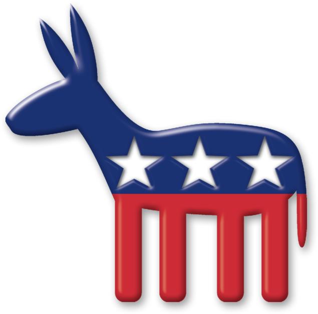 Democratic Sjc Party Democraticdonkey - Democratic Party Logo No Background (640x640), Png Download