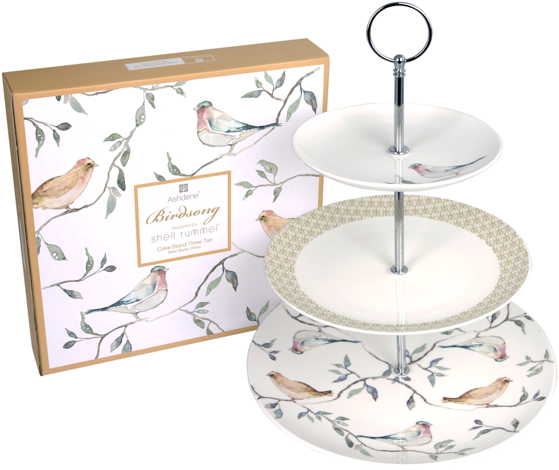 Ashdene Birdsong 3 Tier Cake Stand - Birdsong By Ashdene - Birdsong Cake Stand (1280x1047), Png Download