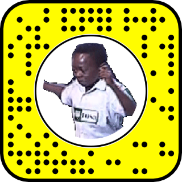 Nigerian Dancing Kid Snapchat Lens The 11th Second - Kermit The Frog Snapchat Code (700x700), Png Download