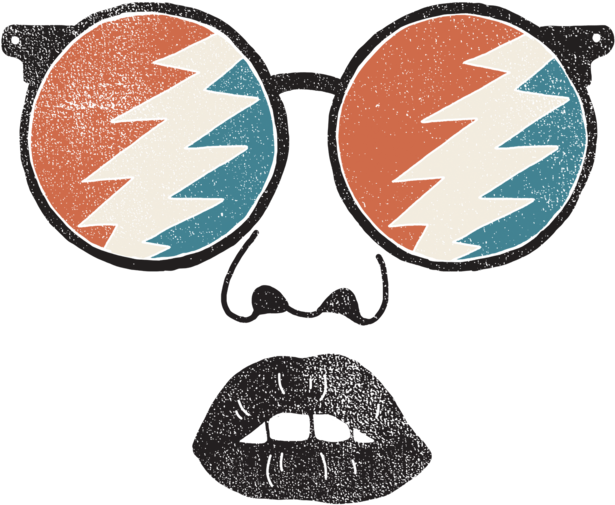 Gratefuldead-03 (1000x1000), Png Download