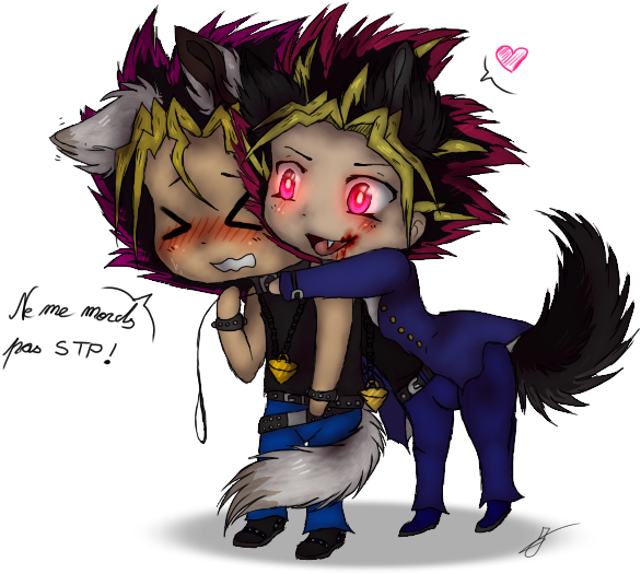 #mutou #puzzleshipping #sennen #yami #yugi - Yugi Muto X Yami (639x645), Png Download