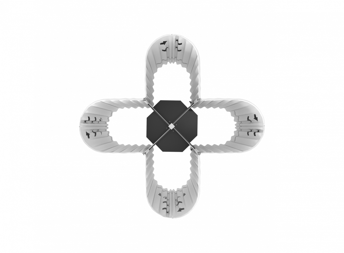Acc Privacy Curtain 4 V4 - Cross (1137x837), Png Download