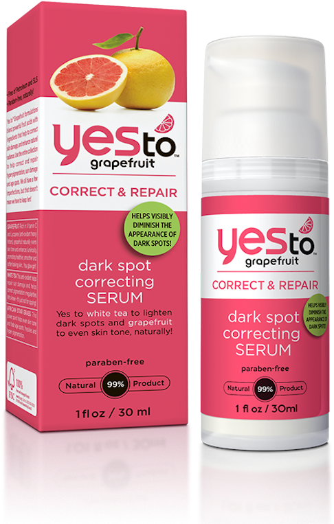 Download Yes To Grapefruit Correct And Repair Clipart - Yes To Grapefruit Dark Spot Correcting Serum, 1 Fluid (500x831), Png Download