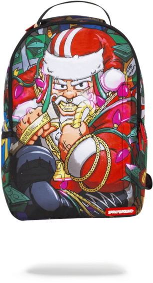 Bad Santa - Sprayground Santa (500x638), Png Download