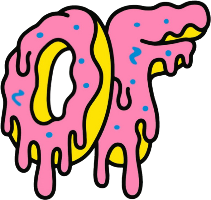 Odd Future Logo Dripping (750x750), Png Download