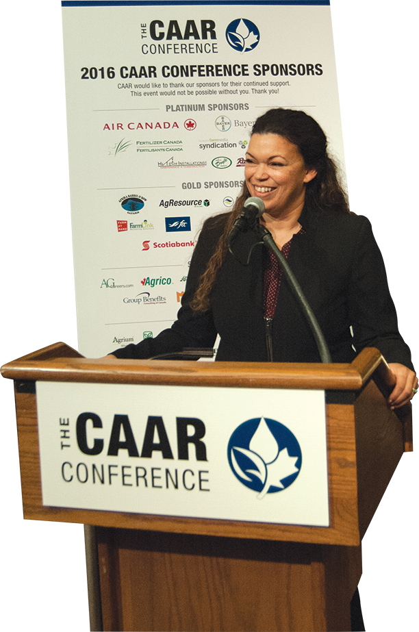 Caar President And Ceo Delaney Ross Burtnack Thanks - Canadian Association Of Agri-retailers (612x923), Png Download