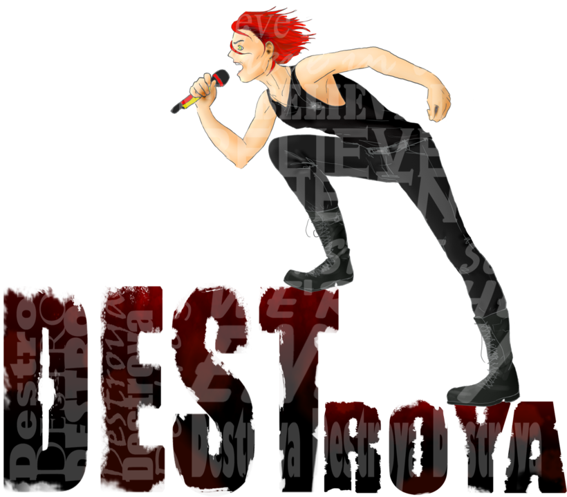 Mcr By Stevanity Gerard Way, My Chemical Romance, Bands, - Luigi Always Angry (900x784), Png Download