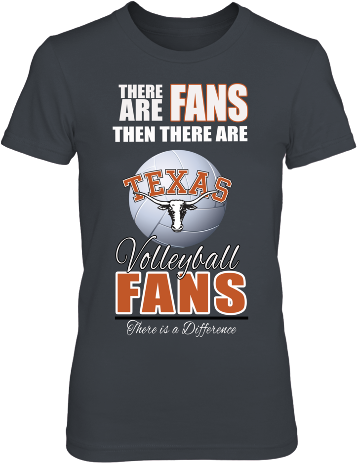 Texas Longhorns Volleyball Apparel T Shirt - T-shirt (1000x1000), Png Download