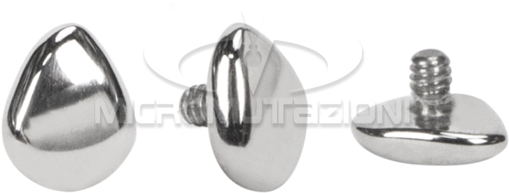 Premium Titanium Internally Threaded Teardrop Balls - Jewellery (750x750), Png Download
