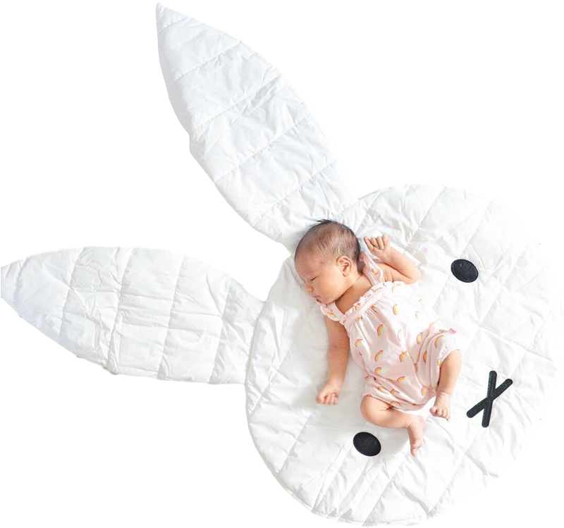 Cute Bunny Baby Mattress - Infant (800x800), Png Download