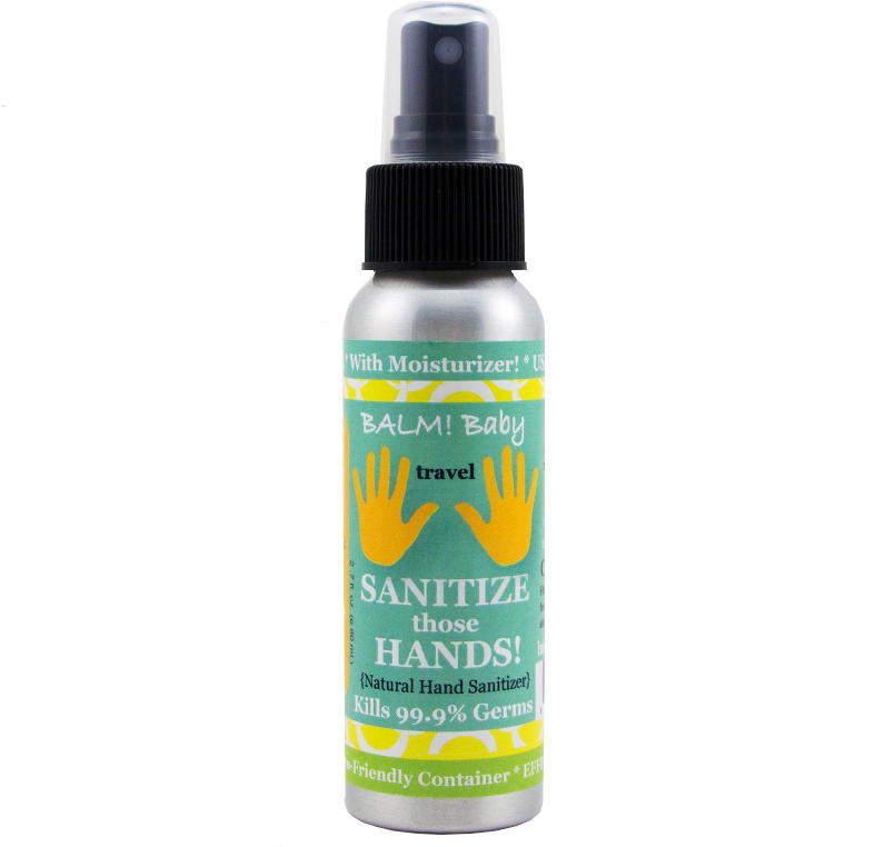 Loading Zoom - Balm! Baby - Taylor's Sanitize Those Hands Natural (800x800), Png Download