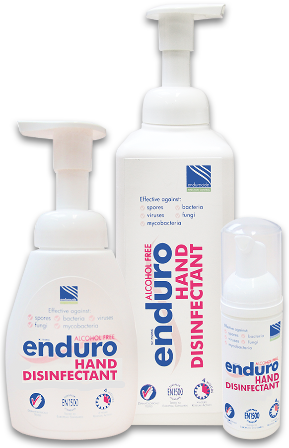 Enduro Skin Disinfectants - Hands Disinfectant (582x900), Png Download