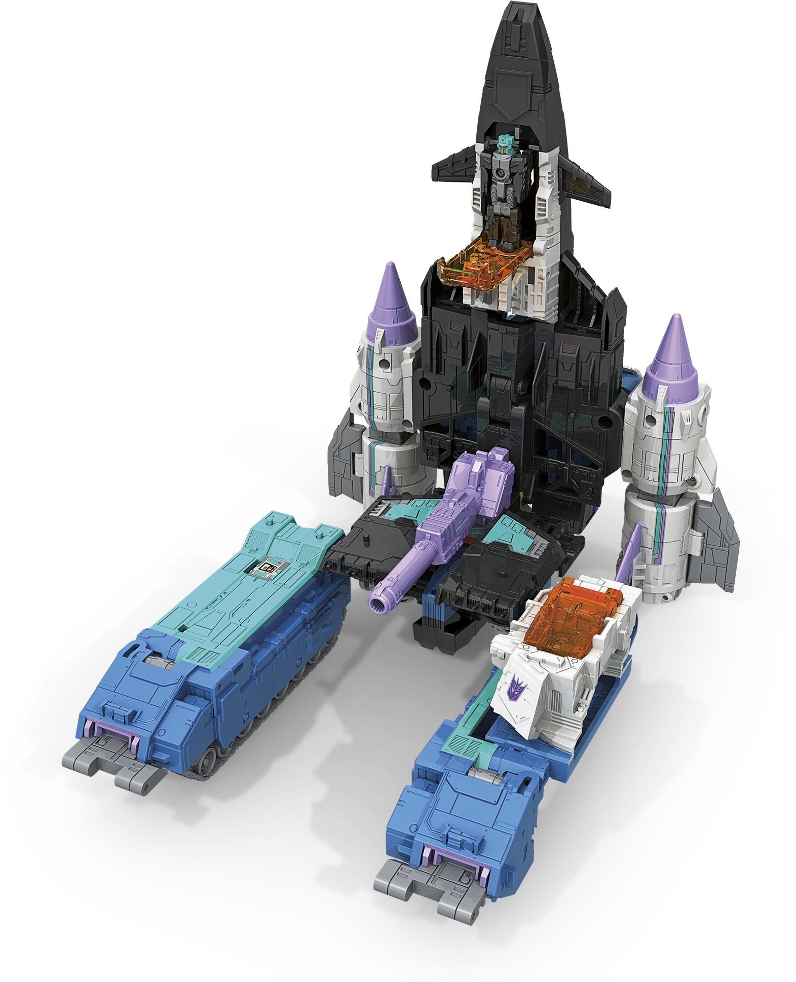 Decepticon Overlord Battle Station Mode - Takara Tomy Transformers Lg60 Over Lord (2500x2000), Png Download